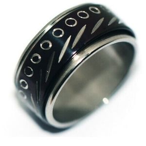 Fidget Ring - NEW - Tribal Silver Band Ring Sz 9
